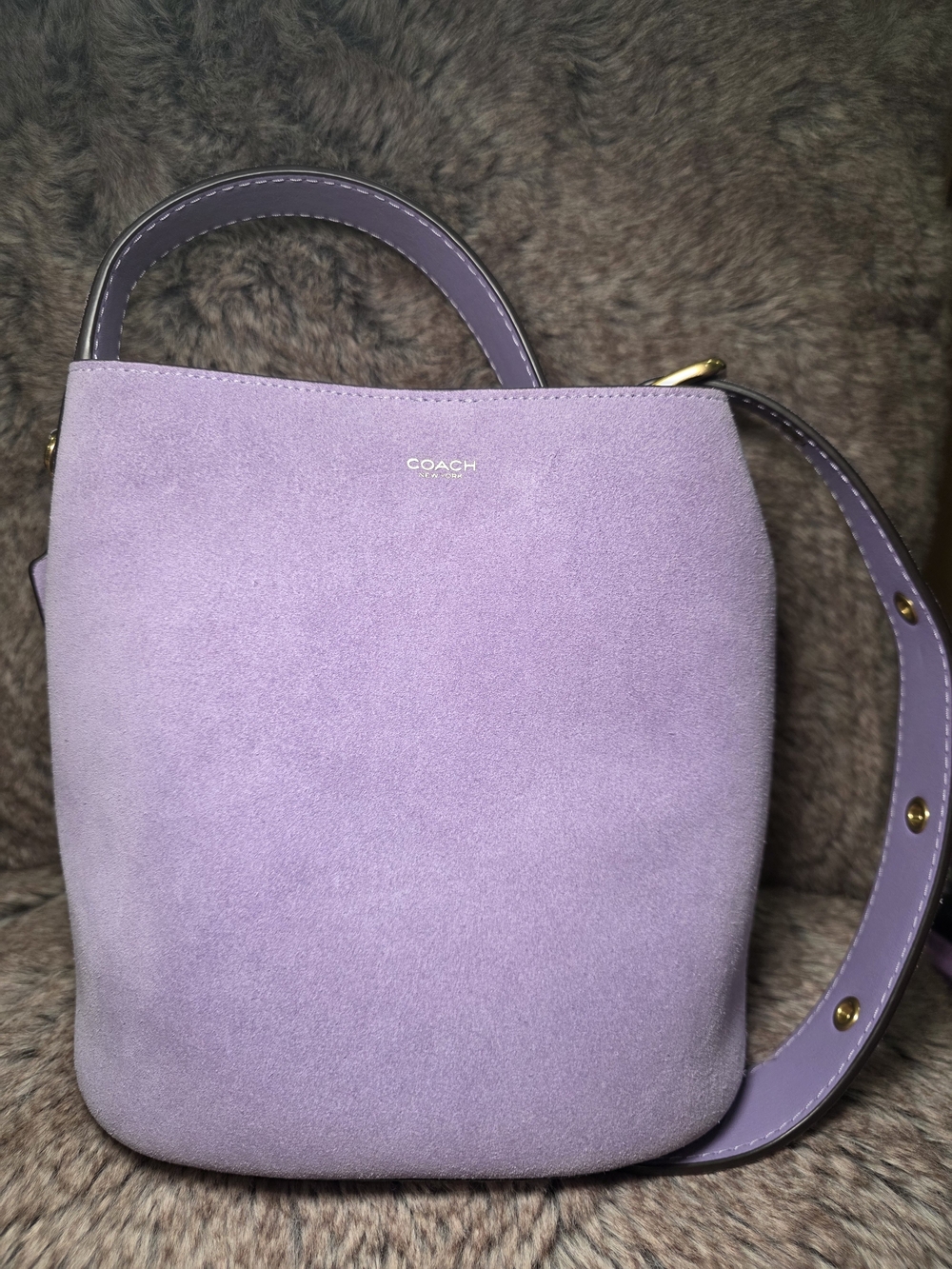 Coach Suede Lavender Bleecker 21